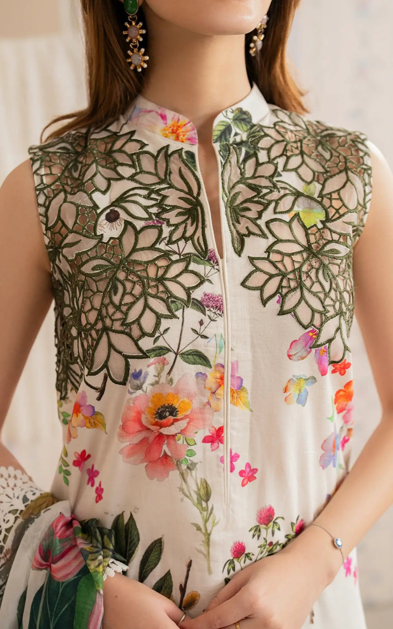 Mahgul (MVL 25-16) - Meraki Vintage Unstitched - Asifa And Nabeel