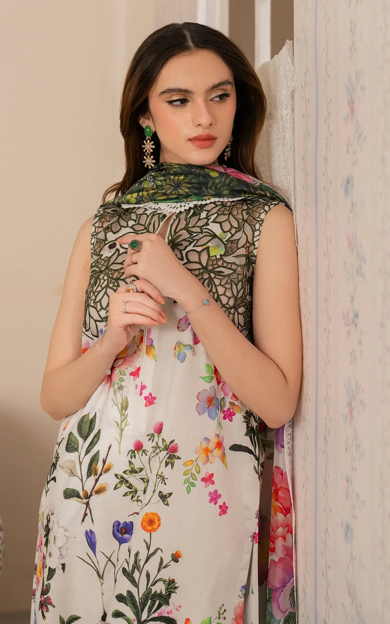 Mahgul (MVL 25-16) - Meraki Vintage Unstitched - Asifa And Nabeel