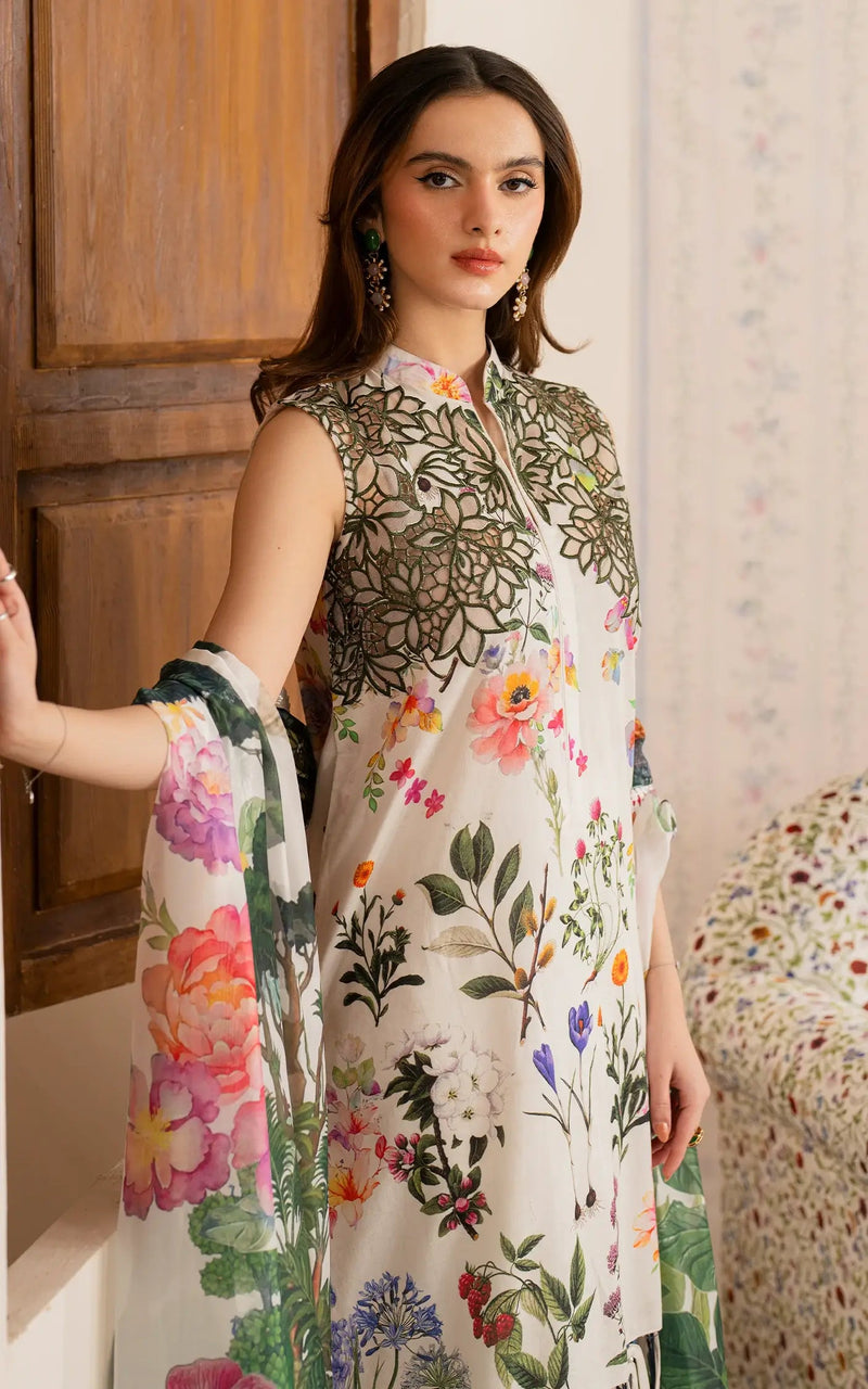 Mahgul (MVL 25-16) - Meraki Vintage Unstitched - Asifa And Nabeel