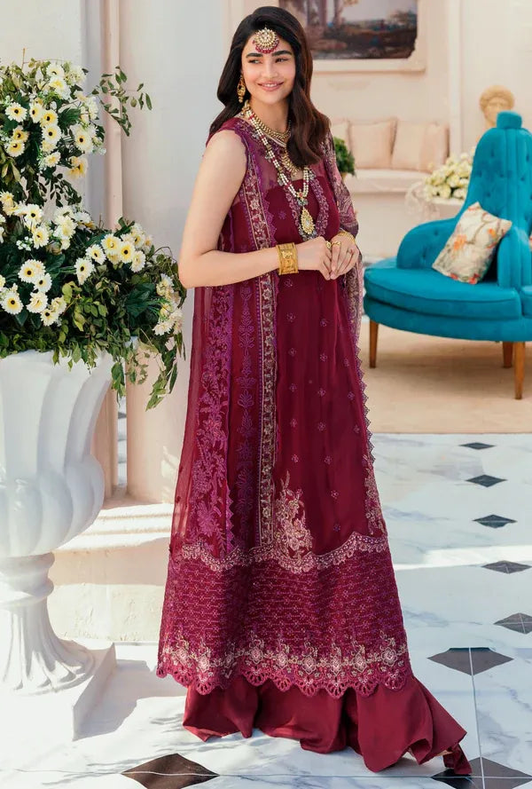 Noor by Saadia Asad - Chiffon Laserkari - D6 MARLET-S