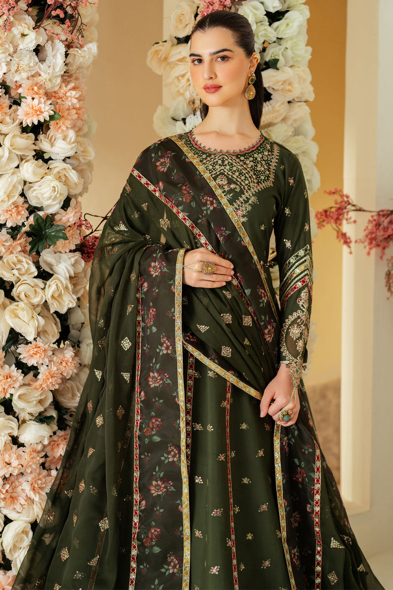 D3 Pine  - Luxe Raw Silk - Alizeh