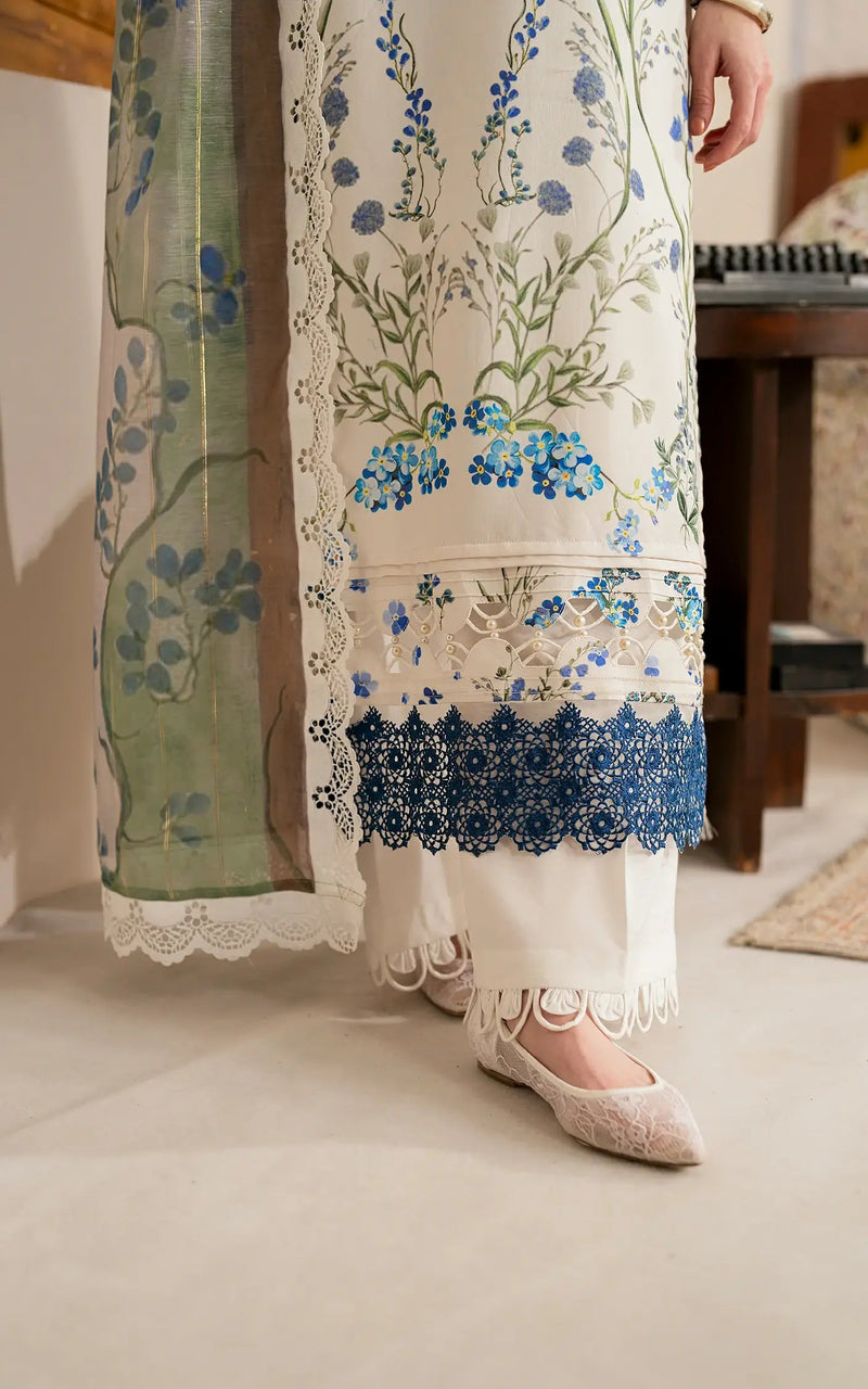 Shabnam (MVL 25-13) - Meraki Vintage Unstitched - Asifa And Nabeel