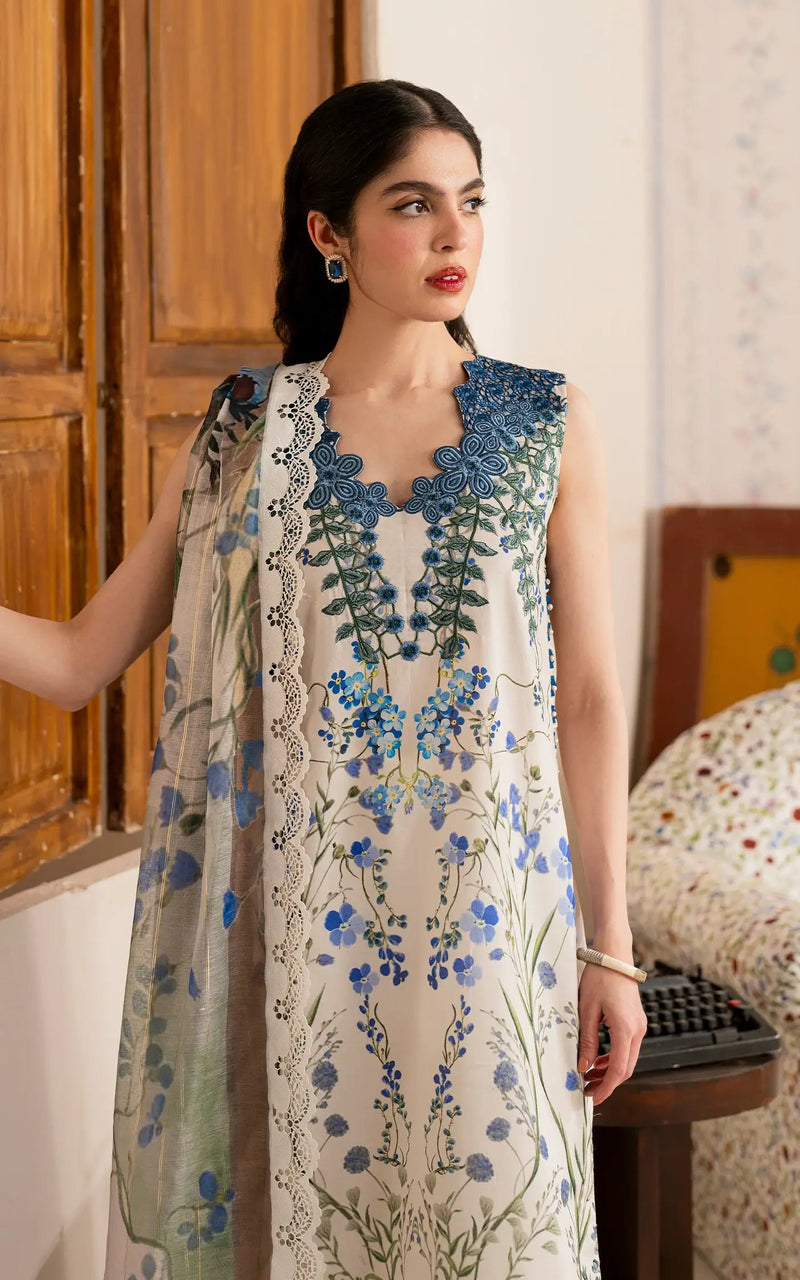 Shabnam (MVL 25-13) - Meraki Vintage Unstitched - Asifa And Nabeel