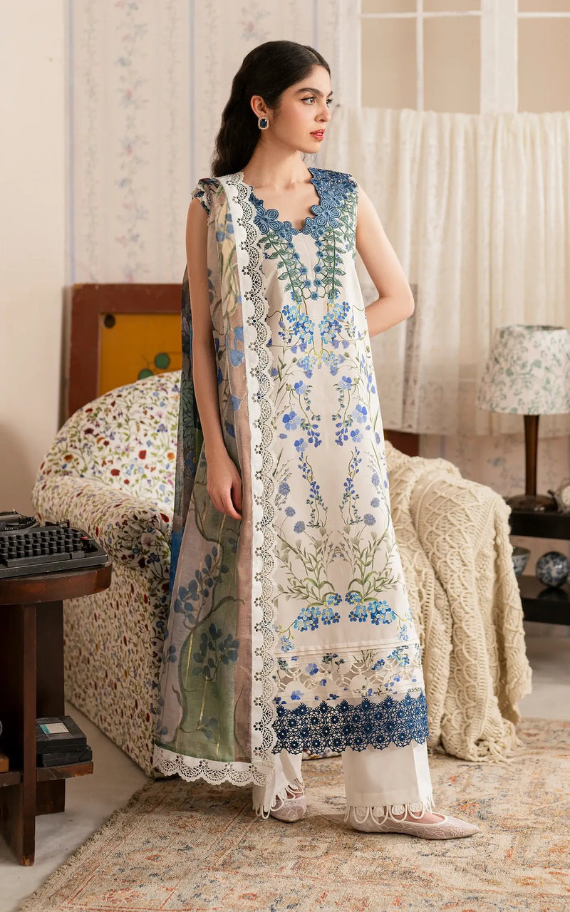 Shabnam (MVL 25-13) - Meraki Vintage Unstitched - Asifa And Nabeel