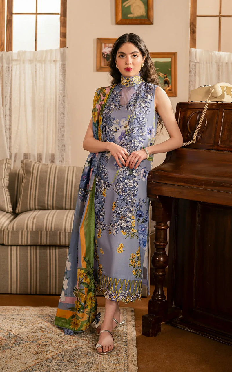 Sunehri (MVL 25-02) - Meraki Vintage Unstitched - Asifa And Nabeel