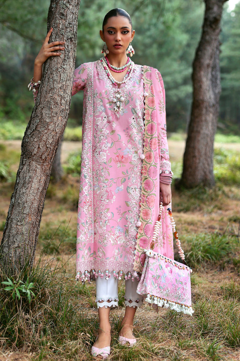 Zayana (ZL25-01 A) - Neelum Unstitched Lawn`25 - Zaha