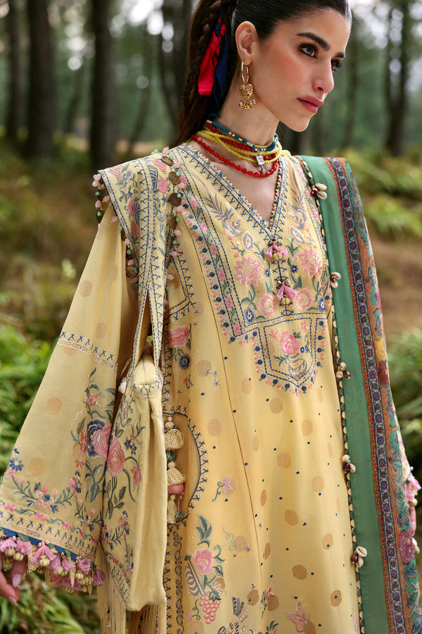 Zuri (ZL25-12 A) - Neelum Unstitched Lawn`25 - Zaha