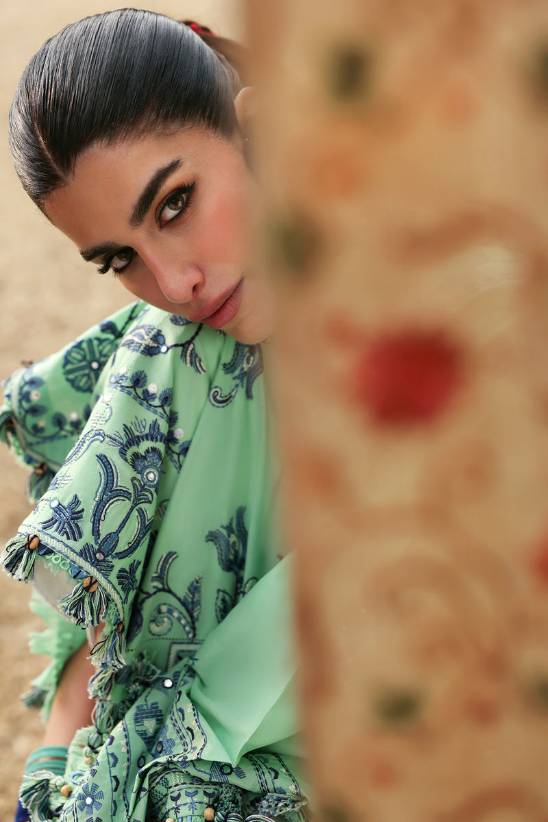 Elaya (ZL25-10 A) - Neelum Unstitched Lawn`25 - Zaha