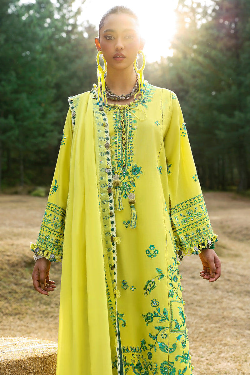 Elaya (ZL25-10 B) - Neelum Unstitched Lawn`25 - Zaha