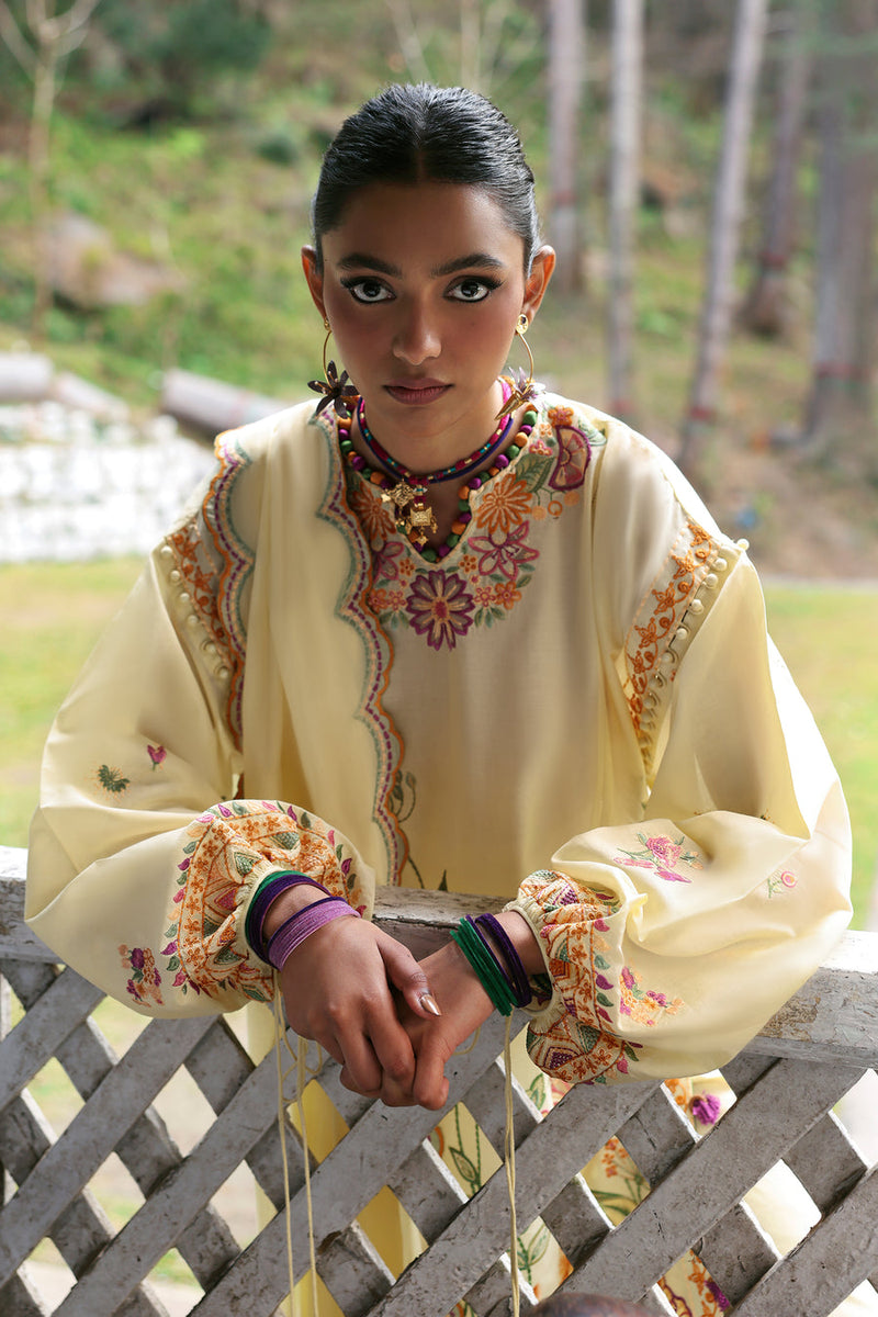 Zania (ZL25-13 A) - Neelum Unstitched Lawn`25 - Zaha