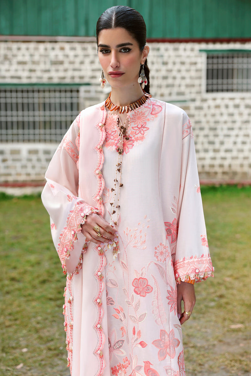 Zania (ZL25-13 B) - Neelum Unstitched Lawn`25 - Zaha