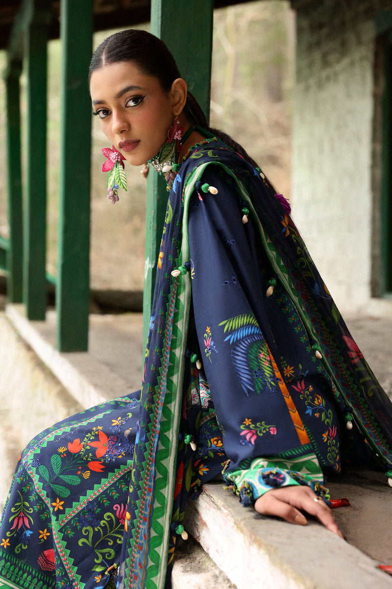 Amani (ZL25-06 B) - Neelum Unstitched Lawn`25 - Zaha