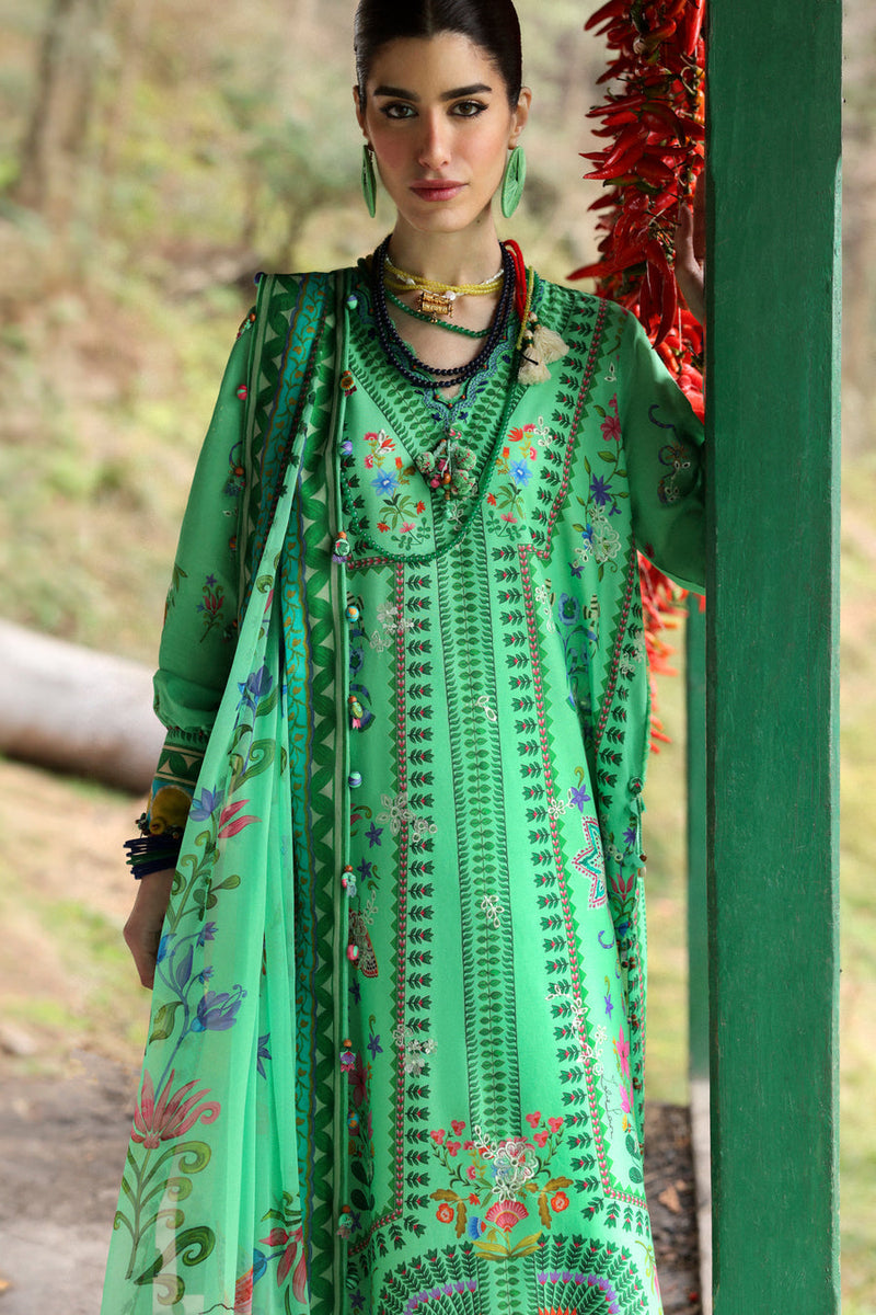 Amani (ZL25-06 A) - Neelum Unstitched Lawn`25 - Zaha