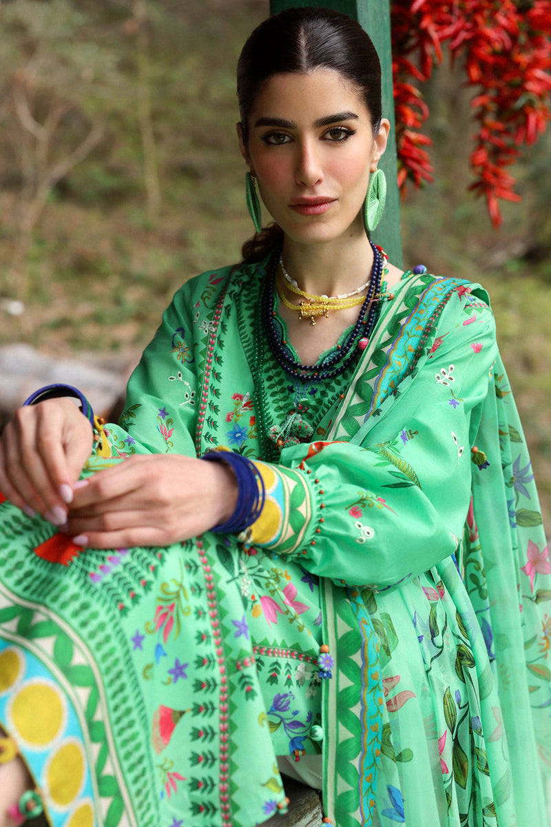 Amani (ZL25-06 A) - Neelum Unstitched Lawn`25 - Zaha