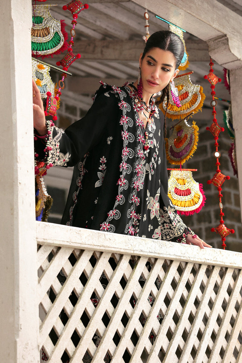 Aabroo (ZL25-05 B) - Neelum Unstitched Lawn`25 - Zaha