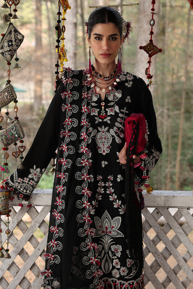 Aabroo (ZL25-05 B) - Neelum Unstitched Lawn`25 - Zaha