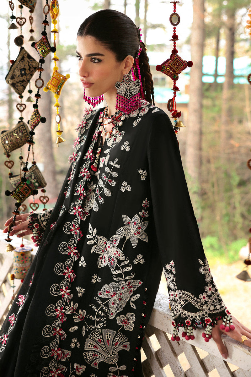 Aabroo (ZL25-05 B) - Neelum Unstitched Lawn`25 - Zaha