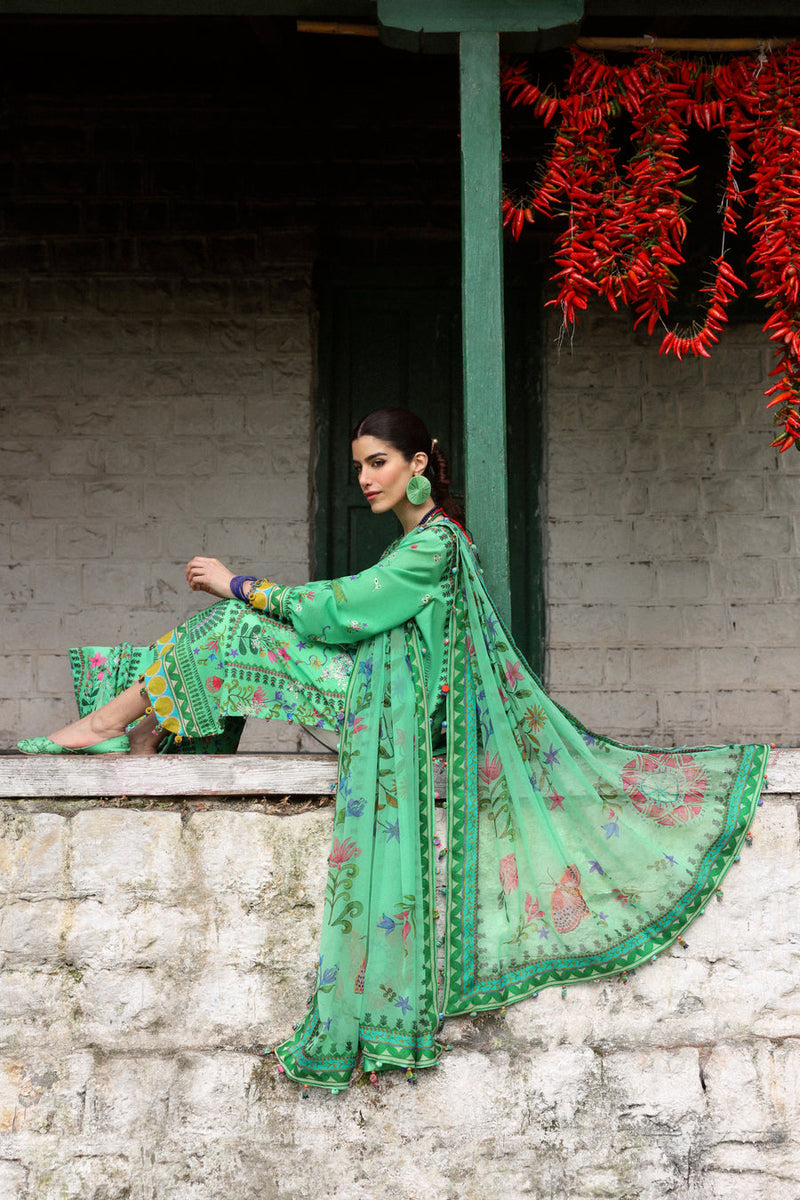 Amani (ZL25-06 A) - Neelum Unstitched Lawn`25 - Zaha