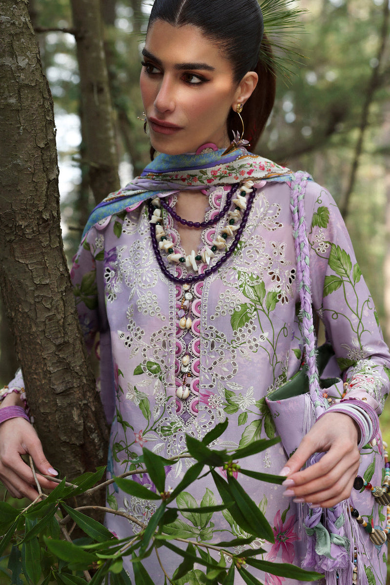 Elara (ZL25-02 A) - Neelum Unstitched Lawn`25 - Zaha