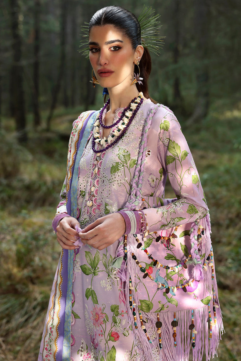 Elara (ZL25-02 A) - Neelum Unstitched Lawn`25 - Zaha