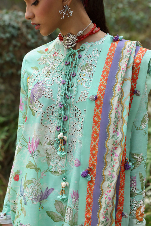 Elara (ZL25-02 B) - Neelum Unstitched Lawn`25 - Zaha