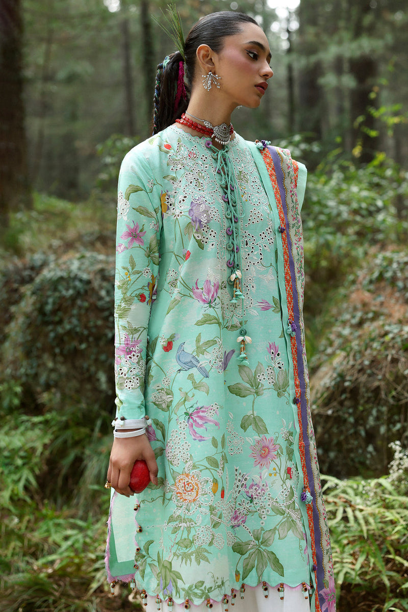 Elara (ZL25-02 B) - Neelum Unstitched Lawn`25 - Zaha