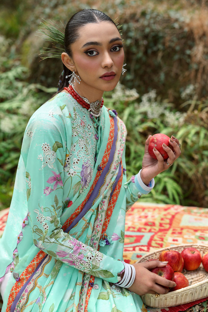 Elara (ZL25-02 B) - Neelum Unstitched Lawn`25 - Zaha