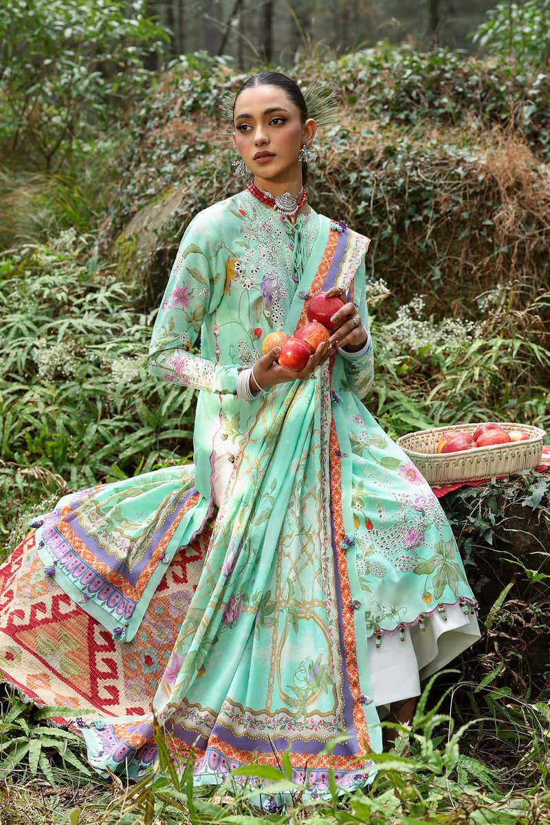 Elara (ZL25-02 B) - Neelum Unstitched Lawn`25 - Zaha