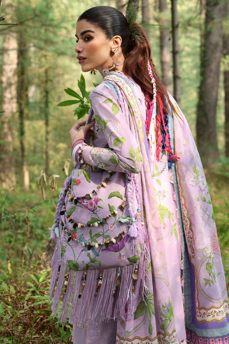 Elara (ZL25-02 A) - Neelum Unstitched Lawn`25 - Zaha