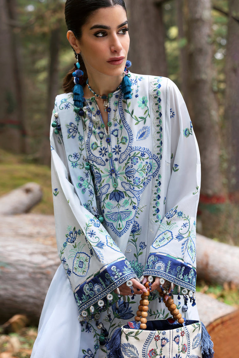 Kashur (ZL25-11 A) - Neelum Unstitched Lawn`25 - Zaha