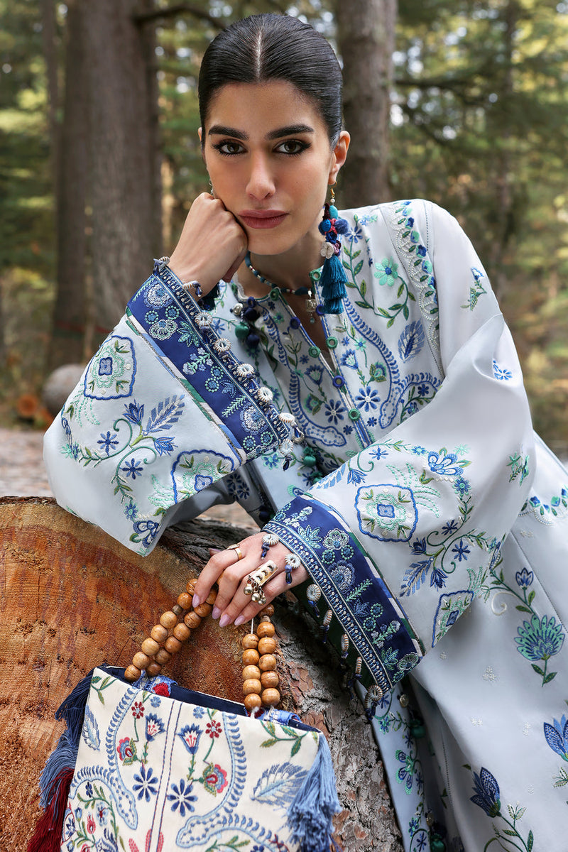 Kashur (ZL25-11 A) - Neelum Unstitched Lawn`25 - Zaha