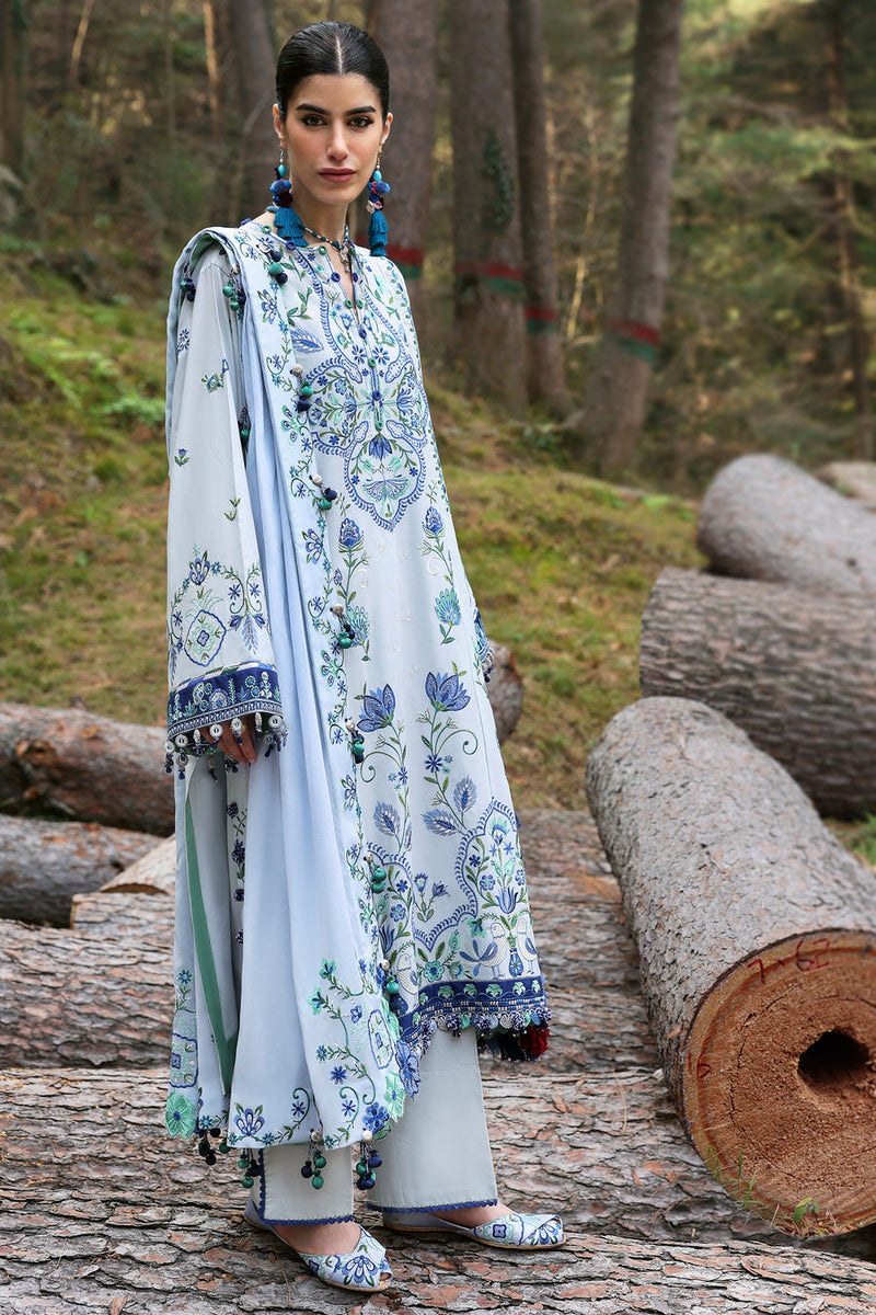 Kashur (ZL25-11 A) - Neelum Unstitched Lawn`25 - Zaha