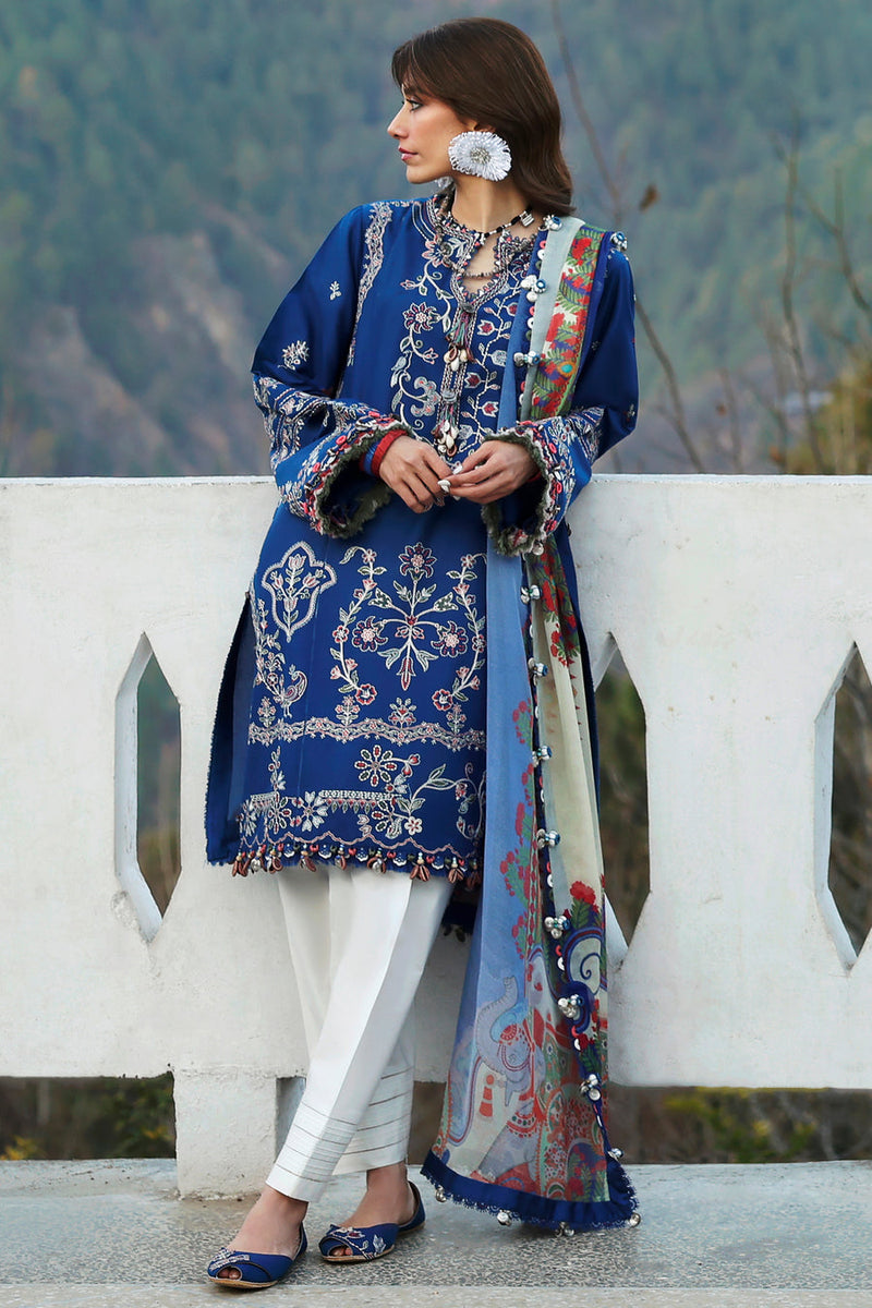 Maya (ZL25-15 B) - Neelum Unstitched Lawn`25 - Zaha