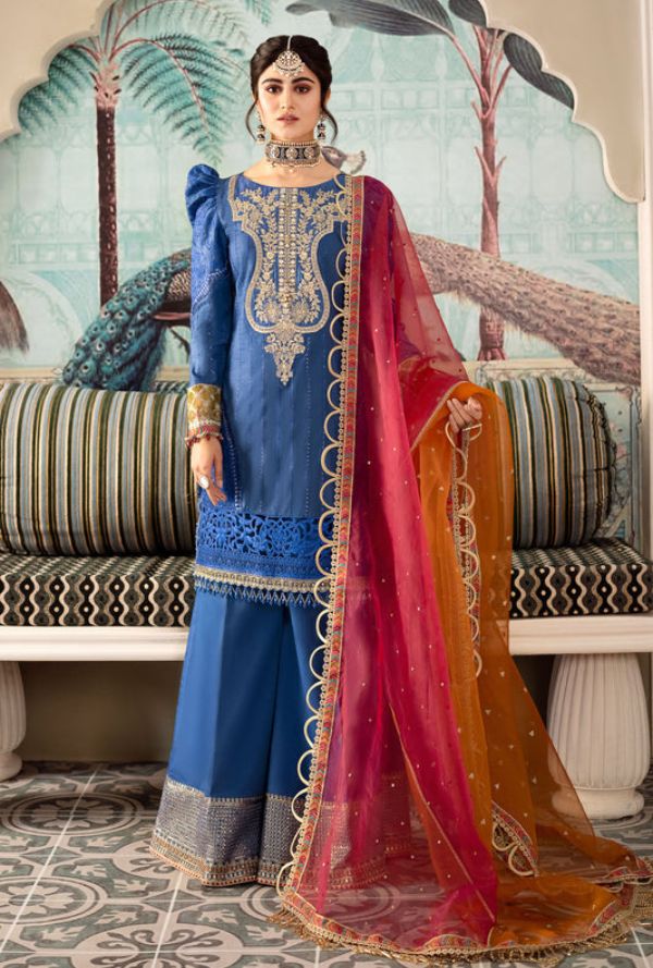 Maria B Sateen - Cobalt Blue CST-608 - Formal Collection