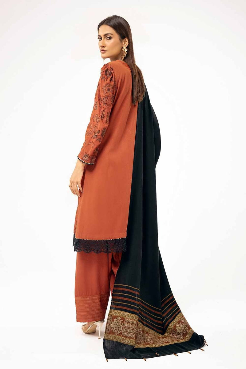 AP-42001 - 3 Pc Unstitched Printed - Gul Ahmed