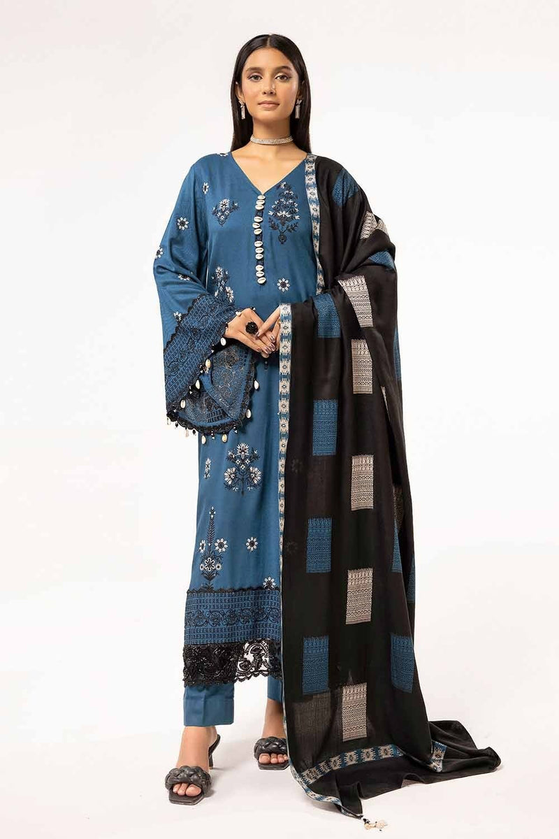 AP-42033 - 3 Pc Unstitched Printed - Gul Ahmed