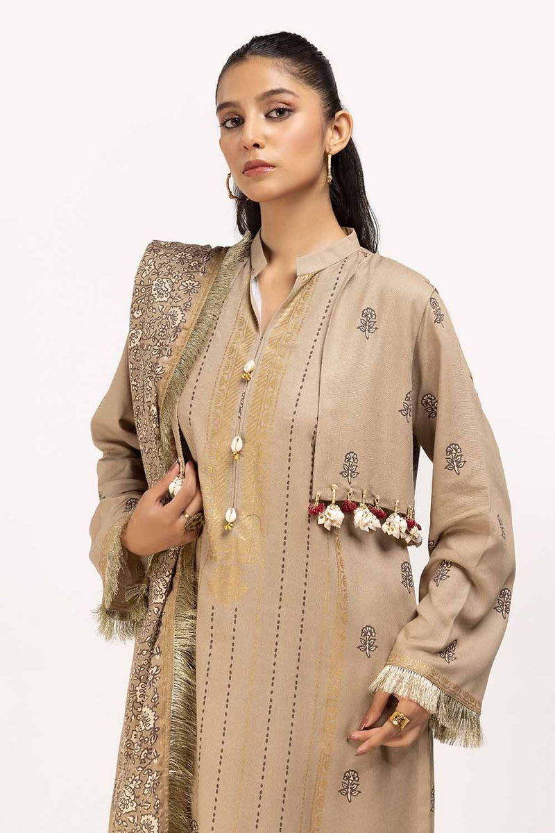 AP-42041 - 3 Pc Unstitched Printed - Gul Ahmed