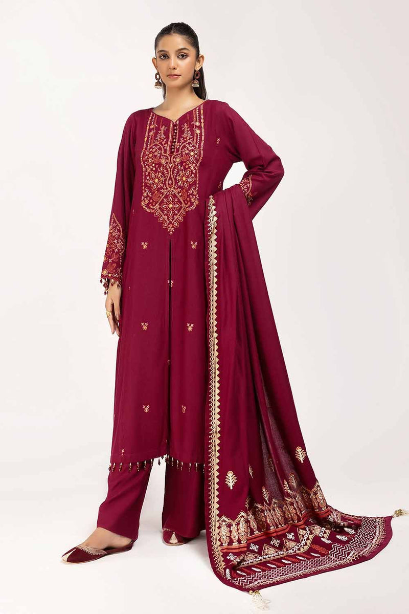 AP-42043 - 3 Pc Unstitched Printed - Gul Ahmed