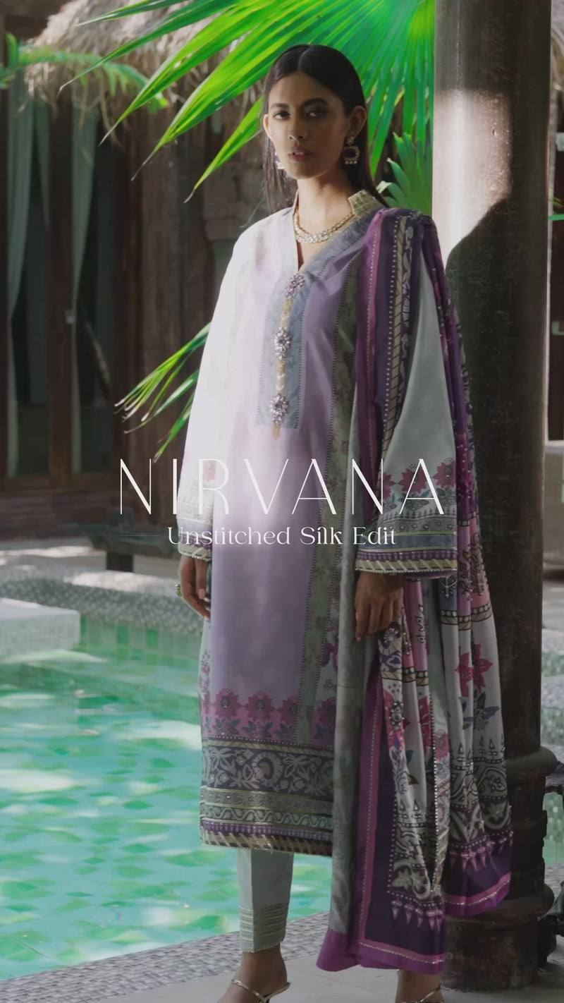 Viola - Nirvana Unstitched Silk - Mushq