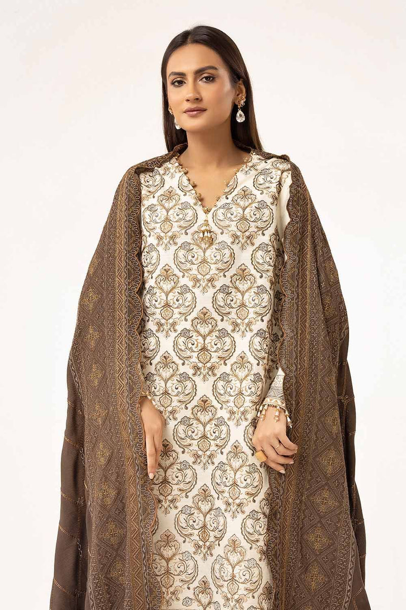 CV-42011 - 3 Pc Unstitched Printed - Gul Ahmed