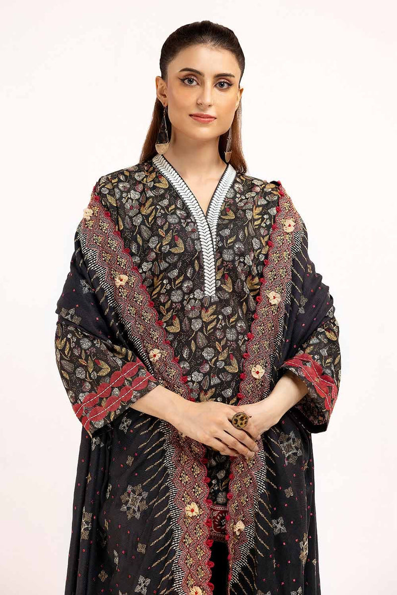 CV-42012 - 3 Pc Unstitched Printed - Gul Ahmed