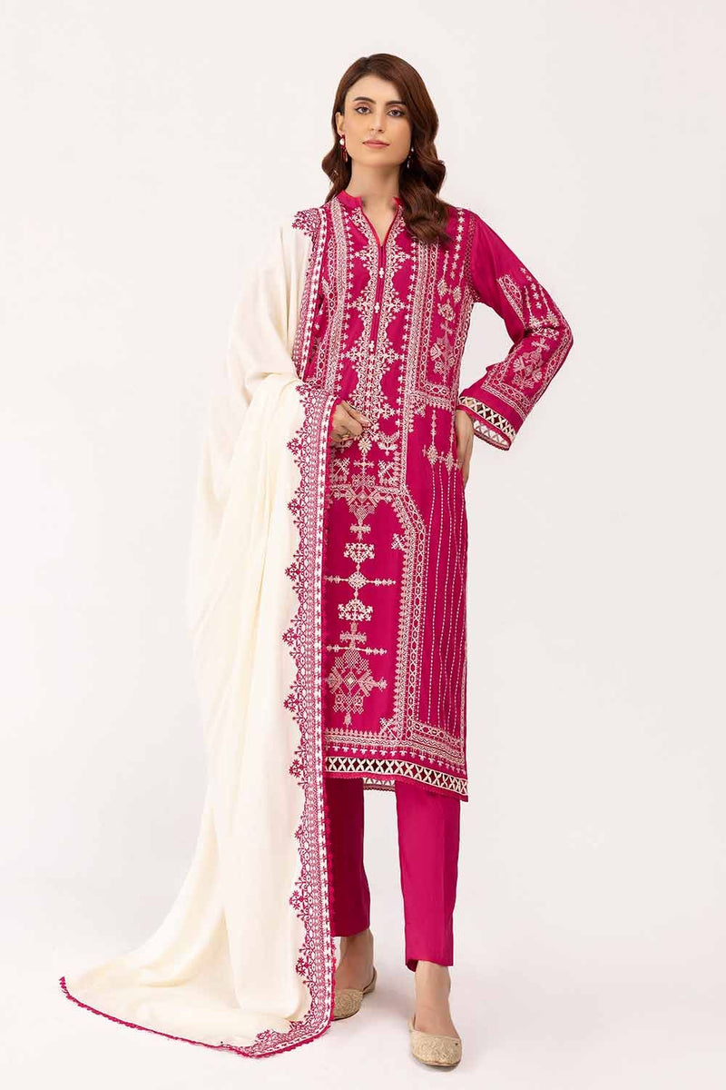 CV-42013 - 3 Pc Unstitched Printed - Gul Ahmed