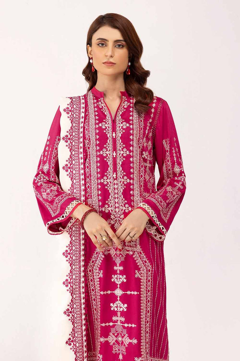 CV-42013 - 3 Pc Unstitched Printed - Gul Ahmed