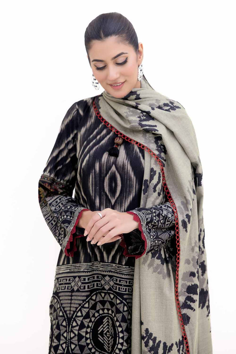 DH-42004 - 3 Pc Unstitched Printed - Gul Ahmed