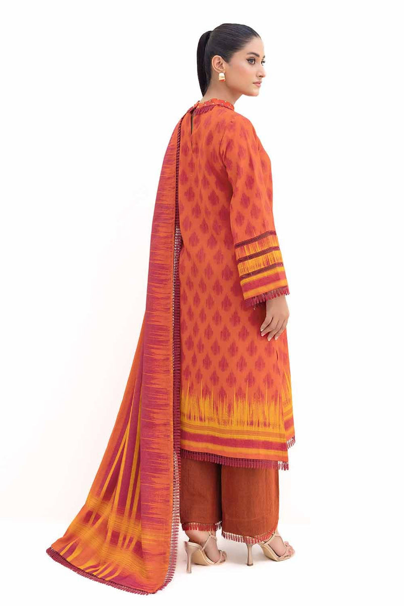 DH-42007 - 3 Pc Unstitched Printed - Gul Ahmed