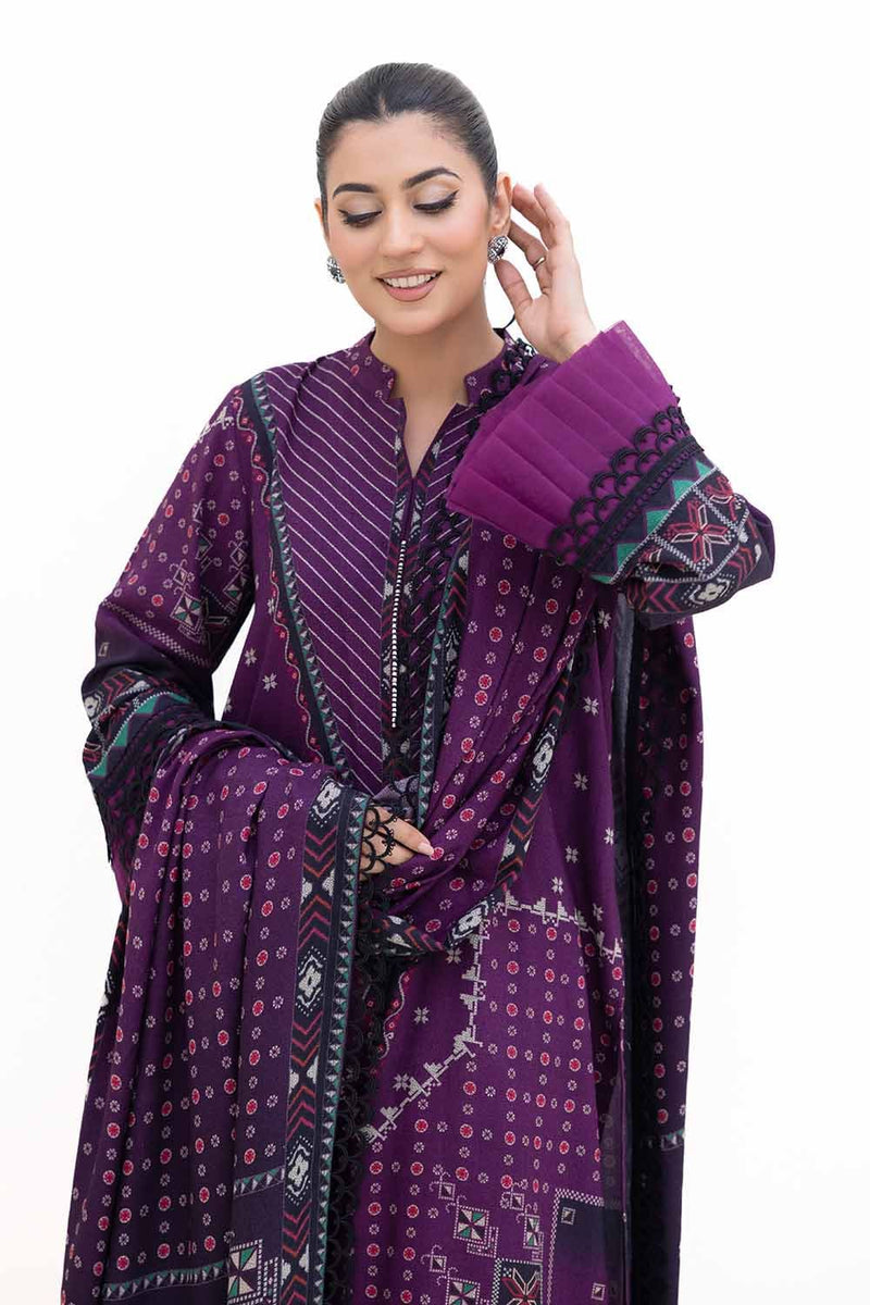 DH-42008 - 3 Pc Unstitched Printed - Gul Ahmed