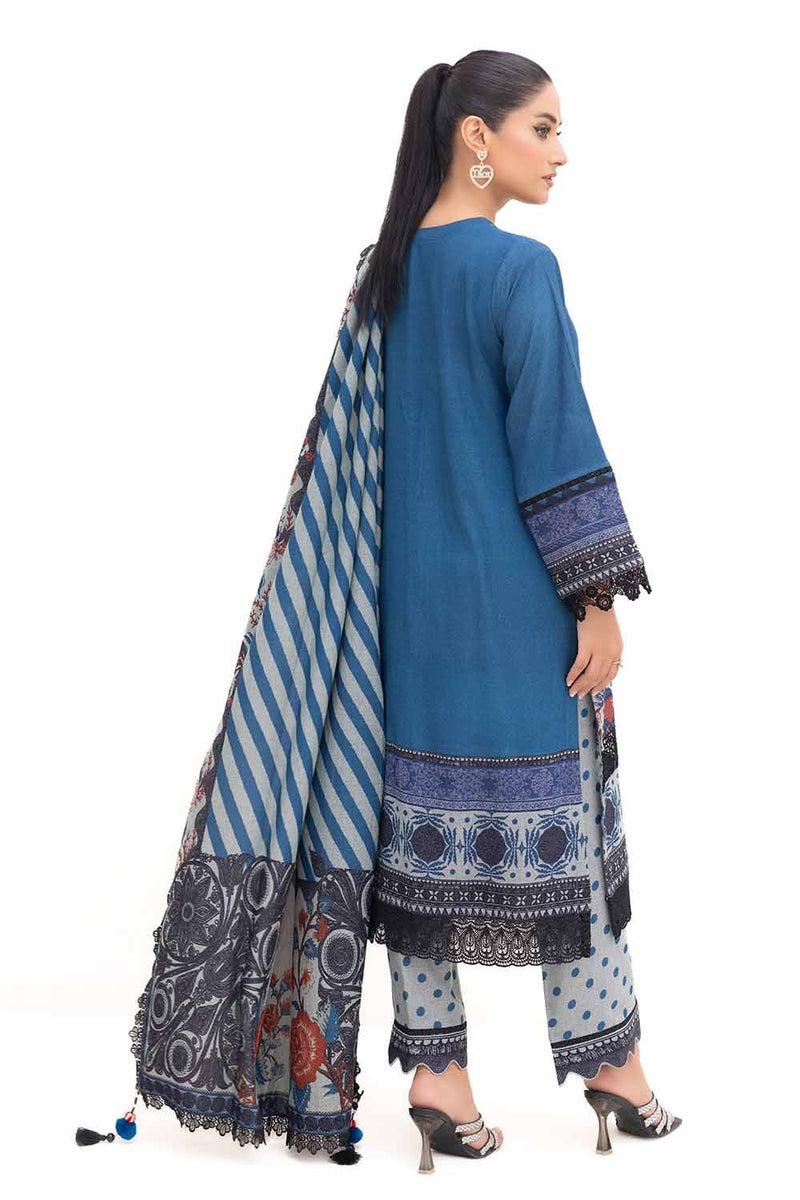 DH-42009 - 3 Pc Unstitched Printed - Gul Ahmed