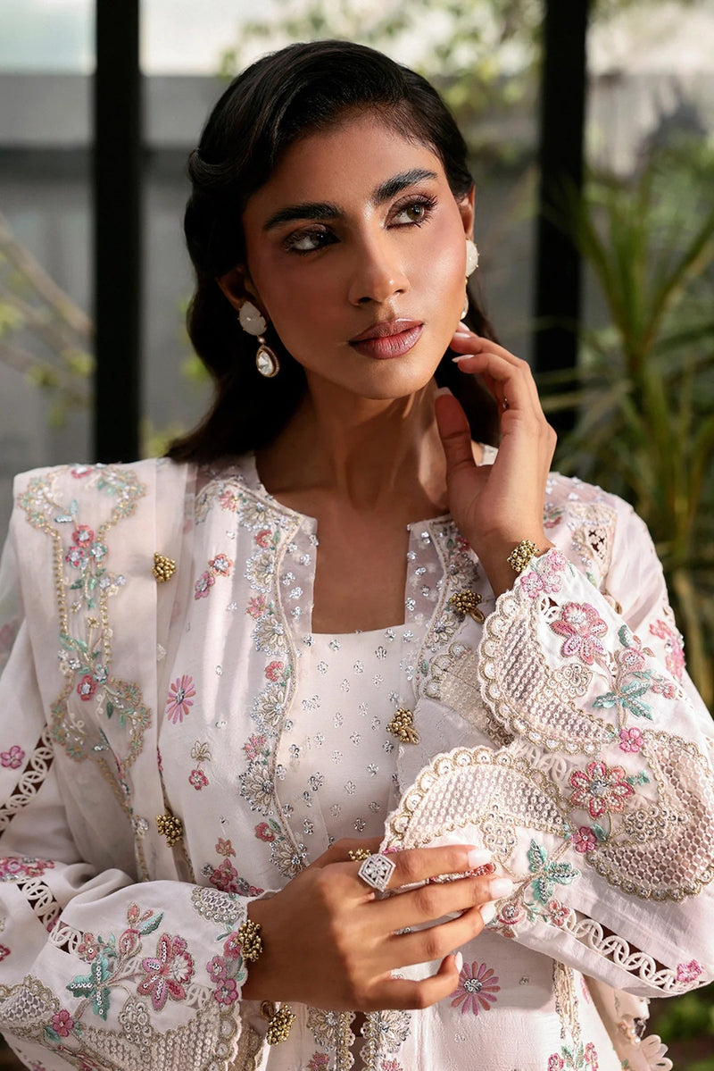 Rue  - La Fuchsia Festive Unstitched - Afrozeh