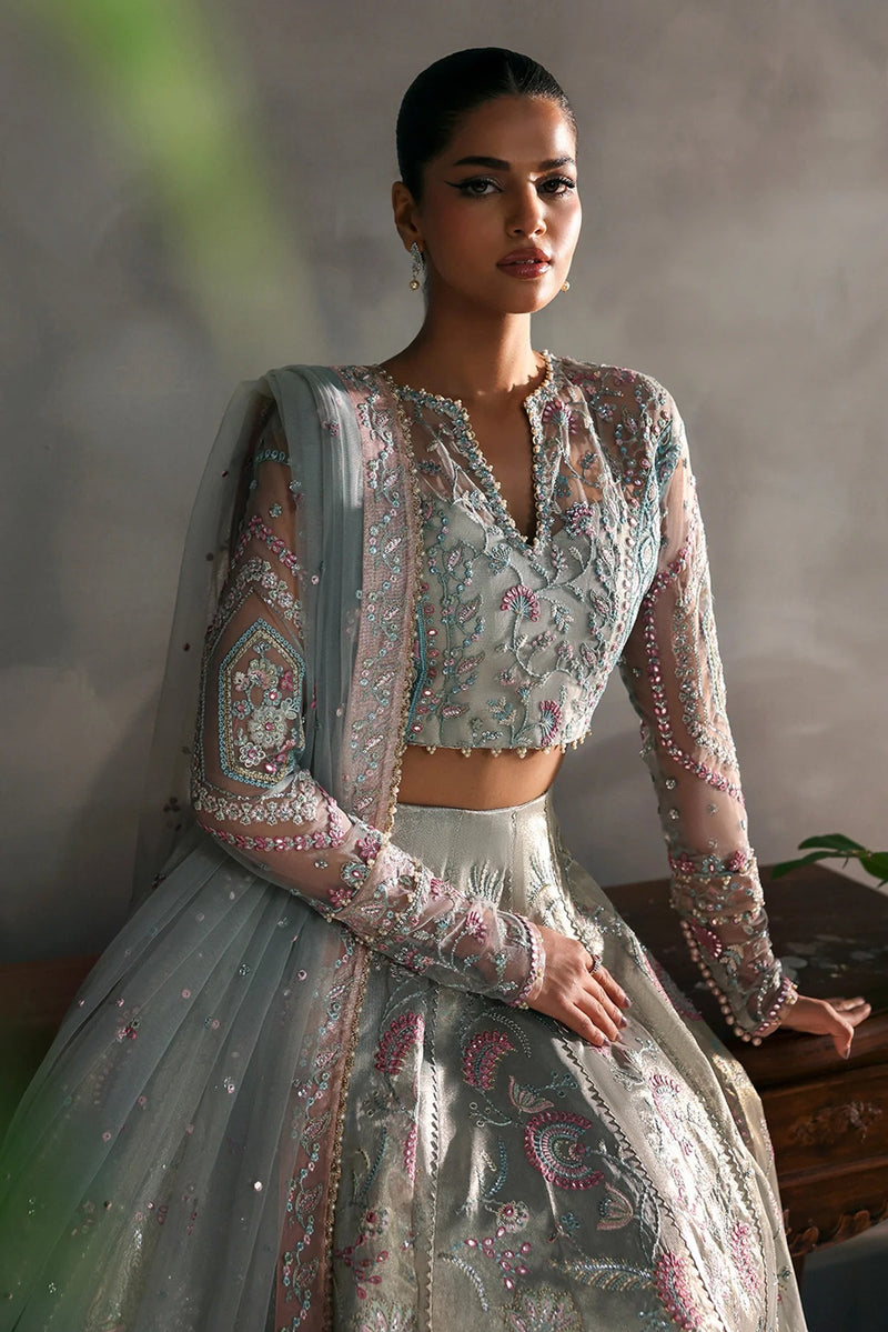 Elanora - La Fuchsia Festive Unstitched - Afrozeh