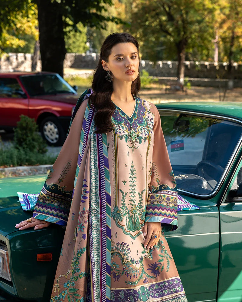 Aurora Echo - Nirvana Printed Silk - Mushq Hemline